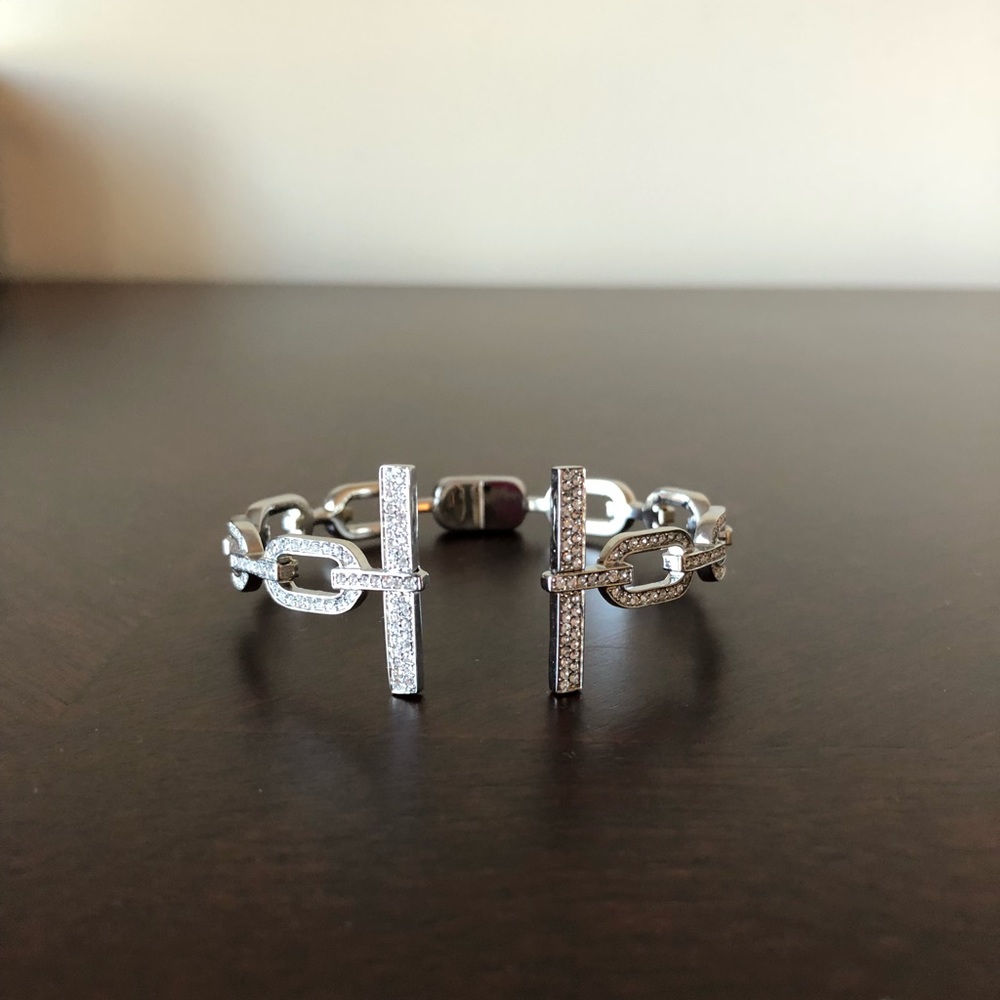 Michael Kors Silver Embellished Bangle